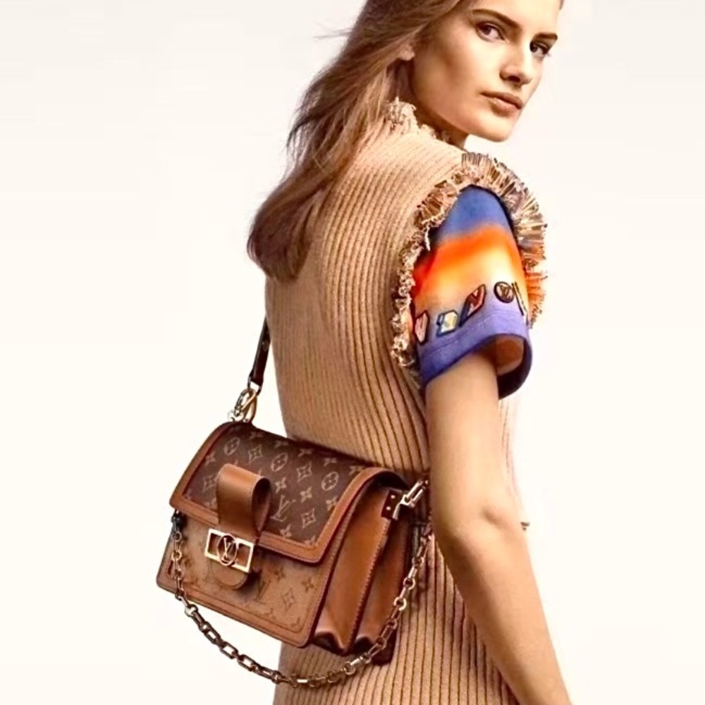 Louis Vuitton - Dauphine MM reverse monogram bag (not mini)